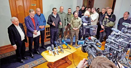 Ukraine denounced Western mediocrity.  Class reigns without leadership qualities