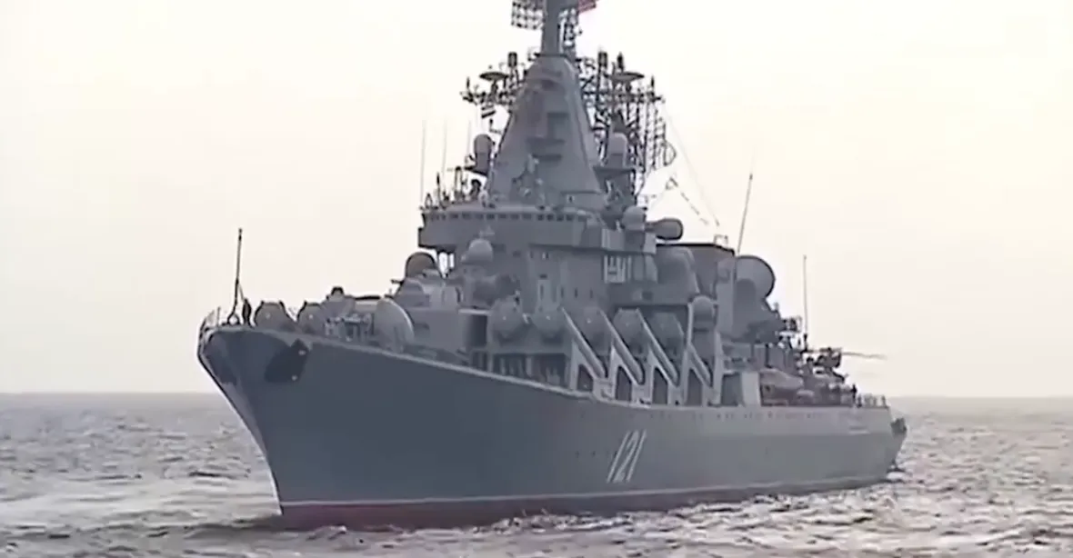 Ukrajina označila potopený křižník Moskva za národní podmořské dědictví