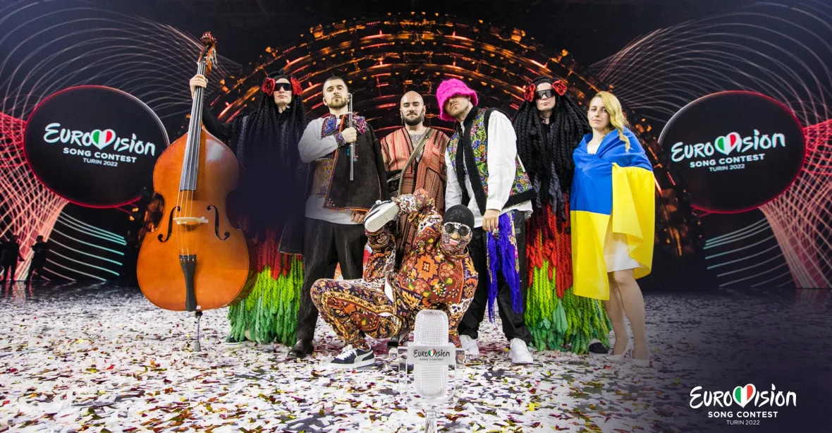V Eurovizi zvítězila ukrajinská kapela. Z její skladby se stala válečná hymna