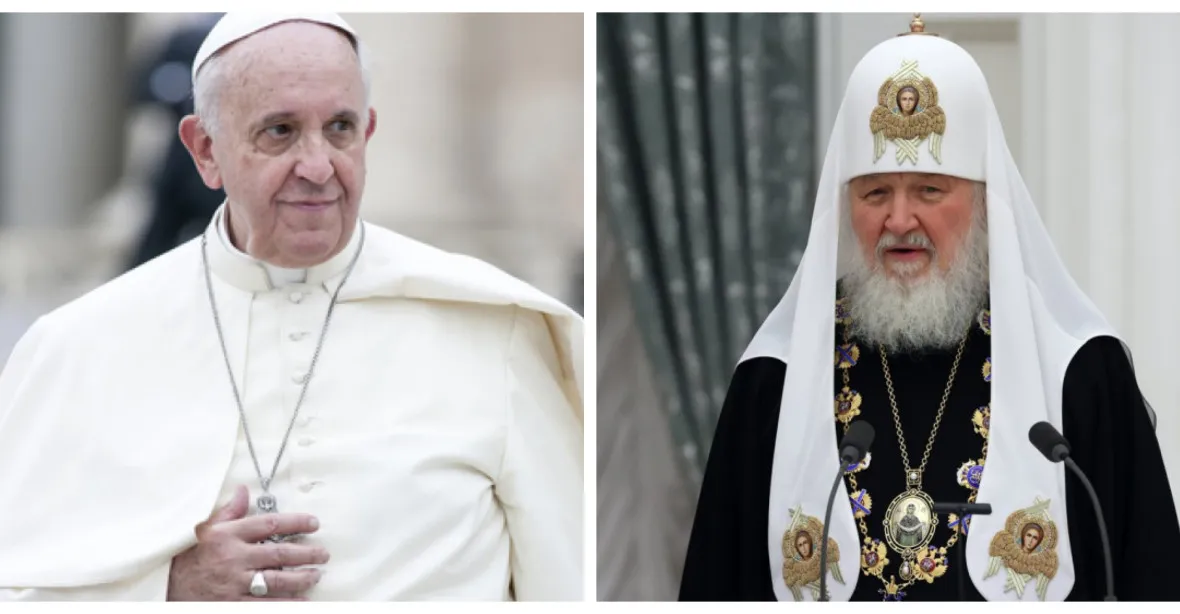 Dohady kolem setkání Putinova patriarchy Kirilla s papežem Františkem