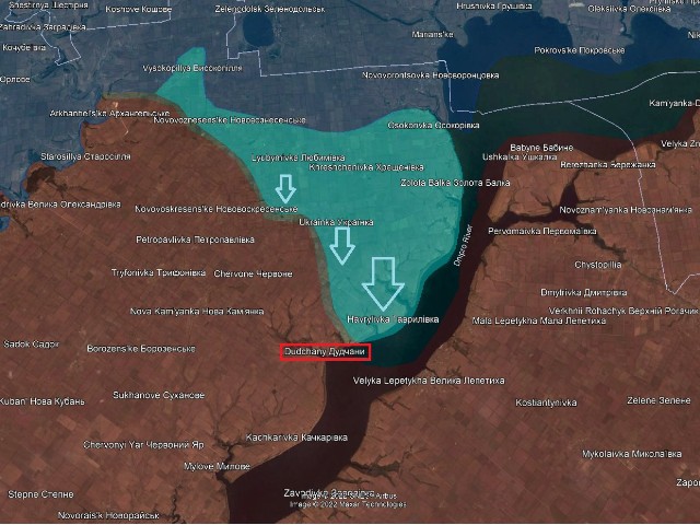 Průlom u Dněpru. Ukrajinské jednotky postoupily k Chersonu o desítky kilometrů