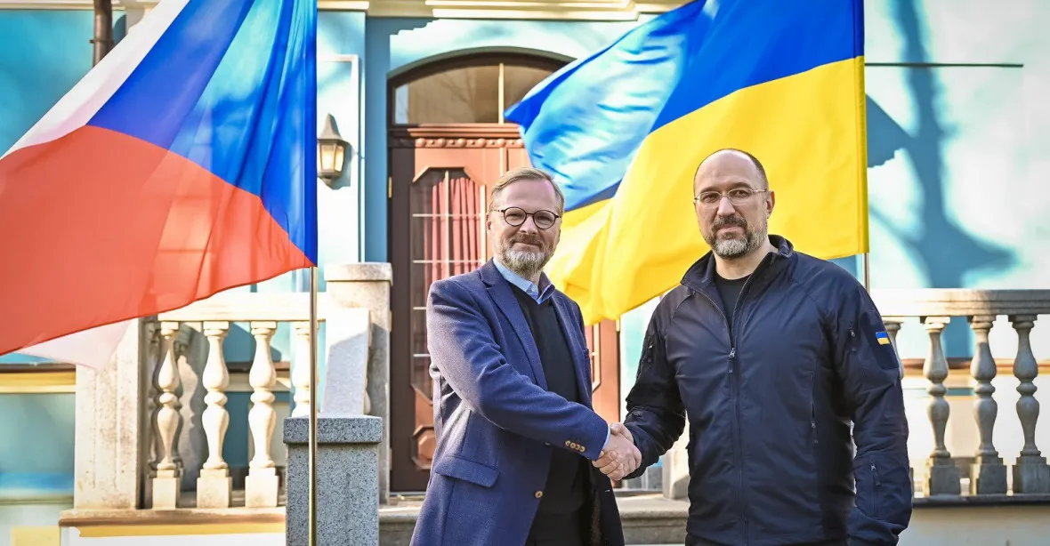 Ukrajina ocenila českou vládní návštěvu v Kyjevě. Země prohloubí spolupráci