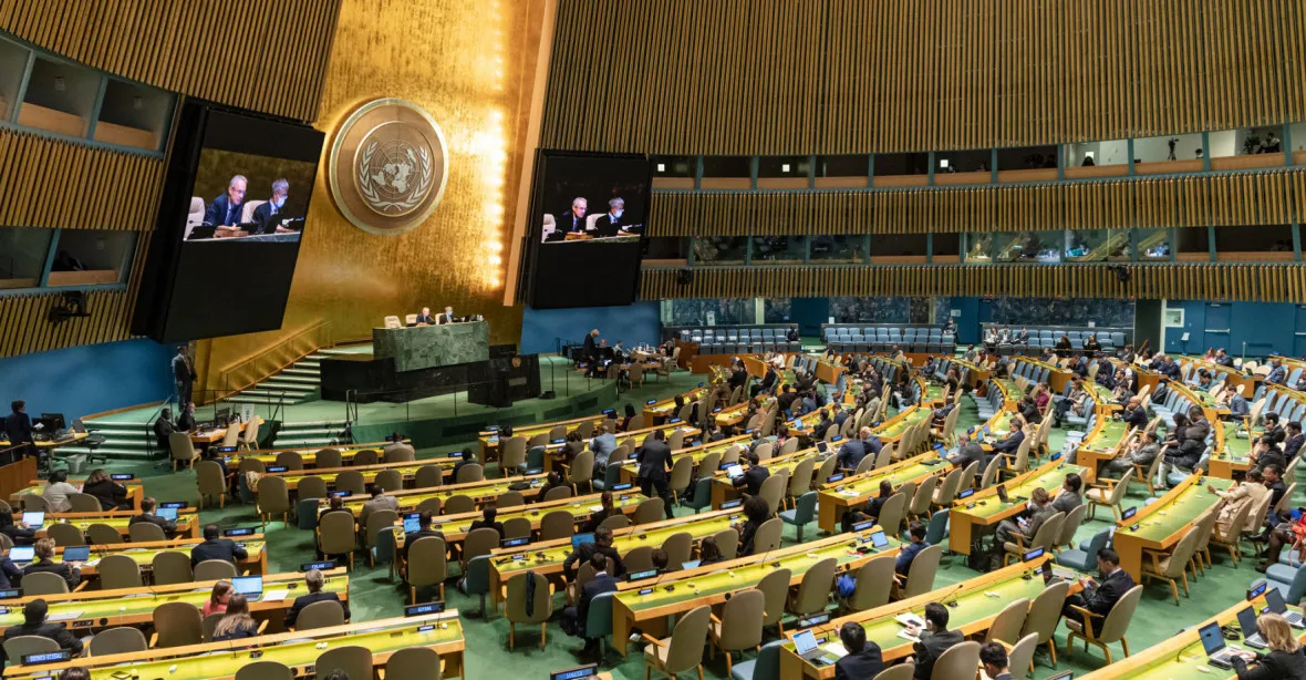Rusko má zaplatit Ukrajině reparace, rozhodlo Valné shromáždění OSN