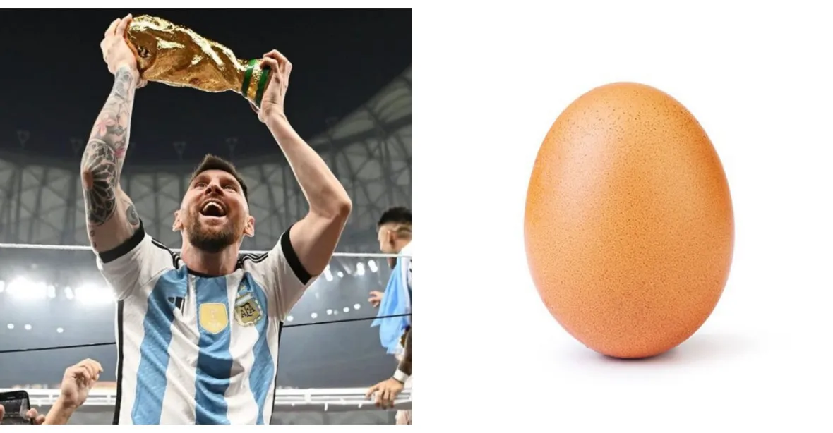Vítězný Messi je nejlajkovanější příspěvek Instagramu. Překonal popularitou i vejce