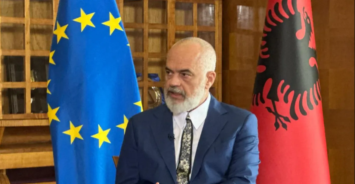 Albánský premiér Edi Rama si drsně utahoval z Putina a Prigožina