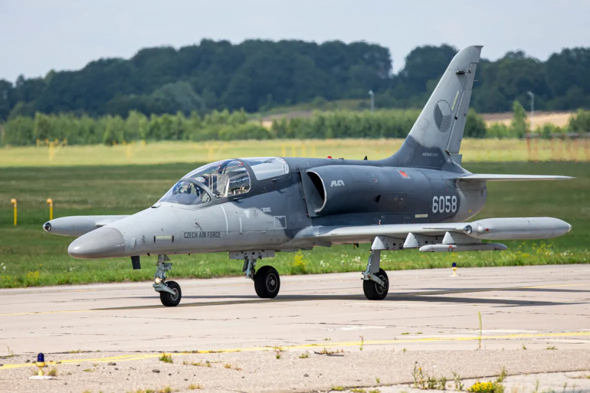 Aero L-159 Alca subsonisk lett jagerfly fra den tsjekkiske hærens flyvåpen.