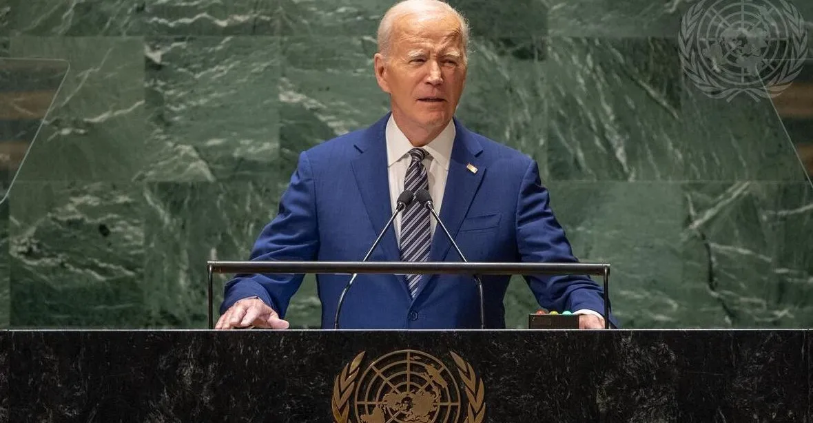 Biden v OSN: Za válku na Ukrajině je zodpovědné jenom Rusko