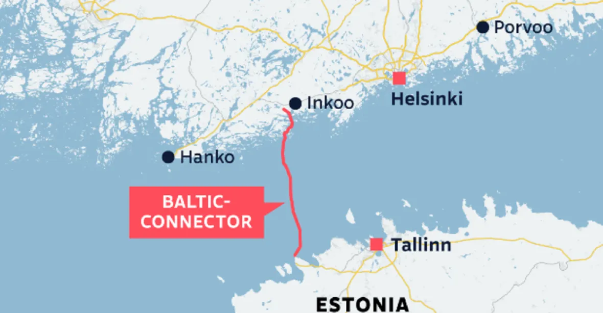 U poškozeného plynovodu v Baltu se našla kotva, podezření padlo na loď z Hongkongu