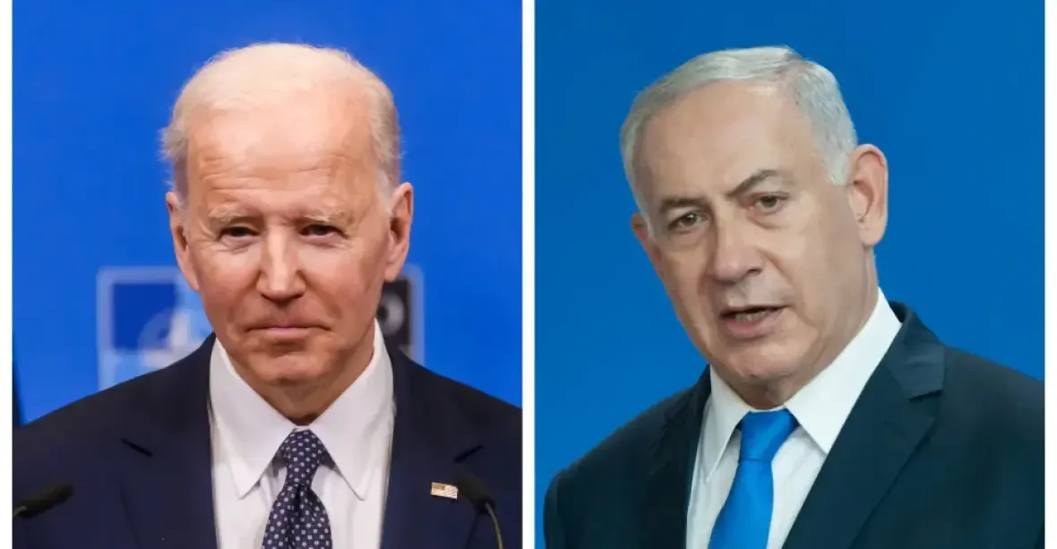 Biden a Netanjahu mají opačný pohled na válku. Izrael odmítá Palestinskou autonomii