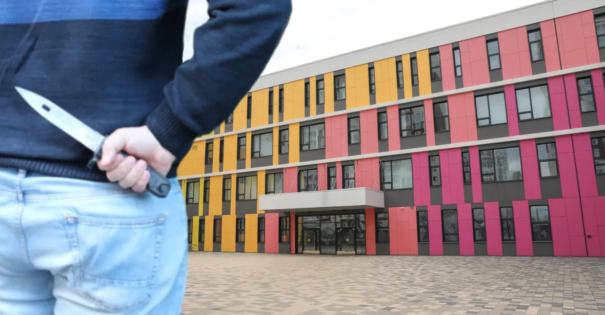 Středoškolák nožem pobodal pracovnici školy v Třebíči