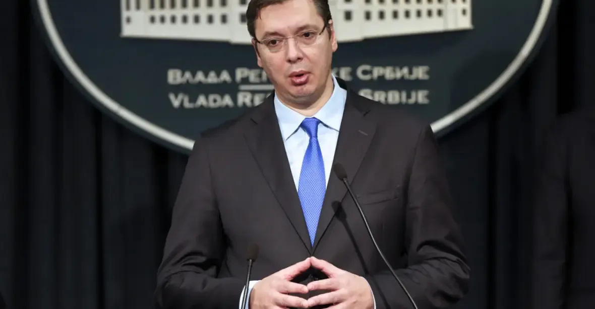 „Nedovolím, abyste zničili Srbsko,“ vzkázal Vučić protivládním demonstrantům