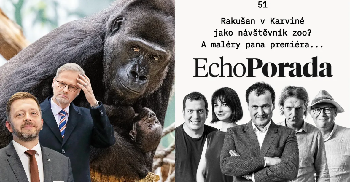 Echo Porada: Lidé v Karviné Rakušanovi posloužili jako zvířátka v zoo. Je to hra emocí a marketing