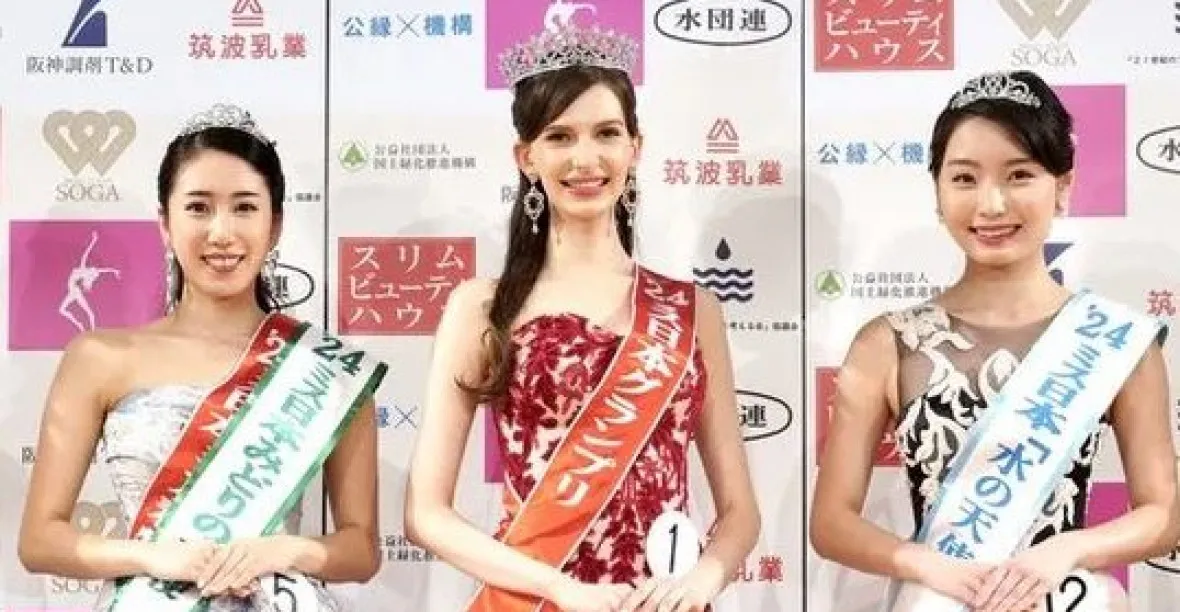 Miss Japonsko vyhrála rodačka z Ukrajiny bez asijské vizáže