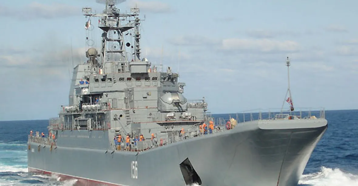 Na zasažených ruských lodích jsou rozsáhlé škody, uvedla ukrajinská rozvědka