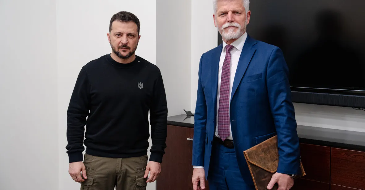 Pavel se v Litvě setkal se Zelenským, který mu poděkoval za muniční iniciativu